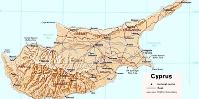 قبرس نقشه راه آنلاین