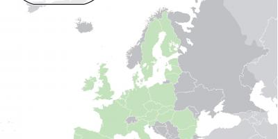 نقشه اروپا نشان قبرس